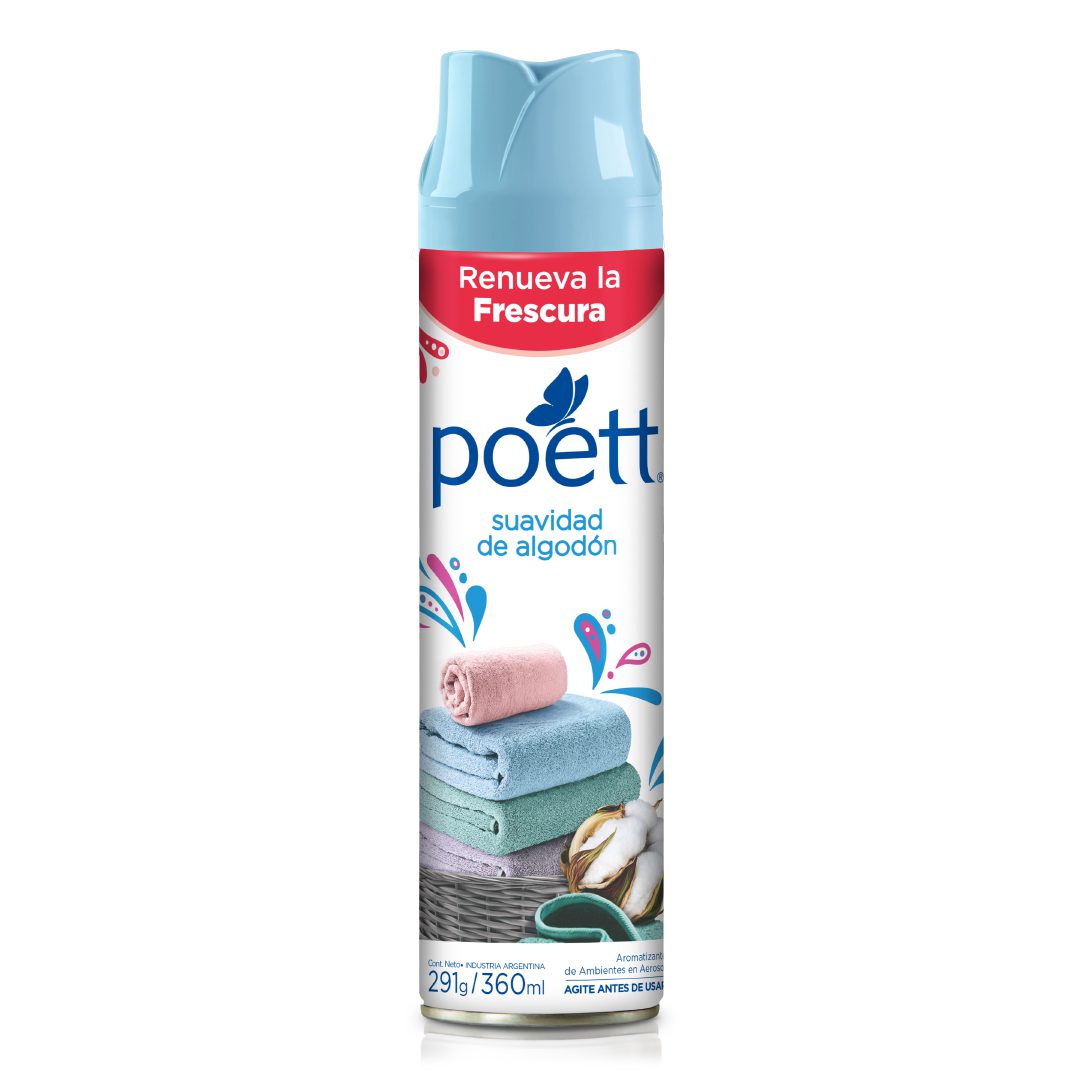 Poett Aerosol Suavidad de Algodón 360 cc