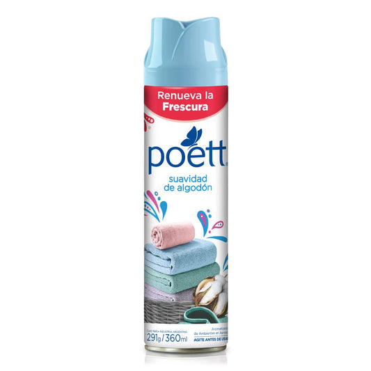 Poett Aerosol Suavidad de Algodón 360 cc