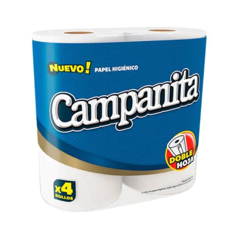 Papel Higiénico Campanita Doble Hoja 30 m
