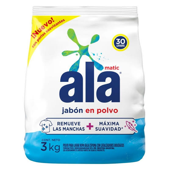 Jabón en Polvo Ala Matic 3 kg